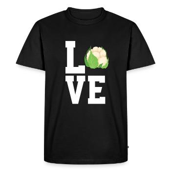 Amateurs de chou-fleur - T-shirt Premium bio Homme - noir - Devant - Nico (187cm)