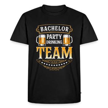 Célébration Alcohol Party faire soirée filles - T-shirt Premium bio Homme - noir - Devant - Nico (187cm)