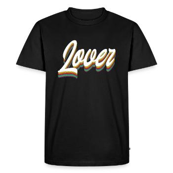 Amant - T-shirt Premium bio Homme - noir - Devant - Nico (187cm)