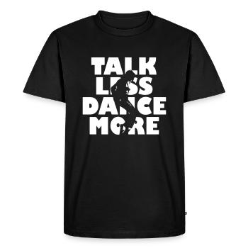 Dance Plus - T-shirt Premium bio Homme - noir - Devant - Nico (187cm)
