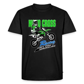 Motocross pour enfants - KIDS MX - T-shirt Premium bio Homme - noir - Devant - Nico (187cm)