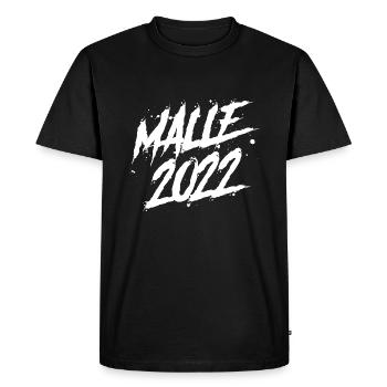 Malle 2022 - Men's Premium Organic T-Shirt - black - Front - Nico (187cm)