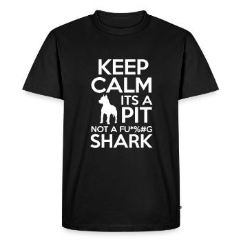 Pitbull - T-shirt Premium bio Homme - noir - Devant - Nico (187cm)