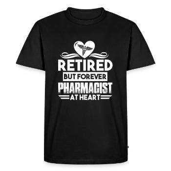 Pharmacist Forever Pharmacist - Men's Premium Organic T-Shirt - black - Front - Nico (187cm)