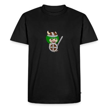 Norway troll Viking expedition vacation trip - Men's Premium Organic T-Shirt - black - Front - Nico (187cm)