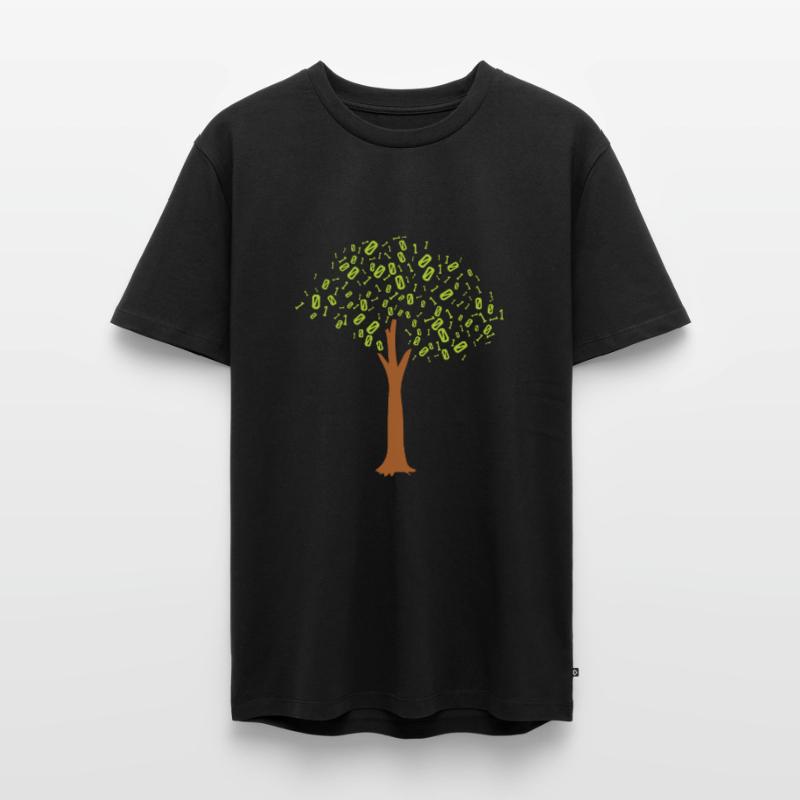Binary Tree Admin Hacker Coder Programmierer Männer Premium Bio T-Shirt