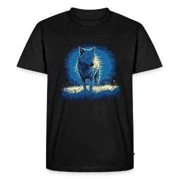 Mythe du chien-loup-garou, Cerberus, Hellhound - T-shirt Premium bio Homme - noir - Devant - Nico (187cm)