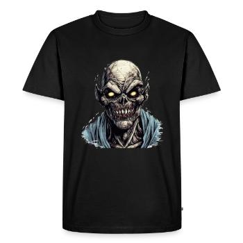 Monster Monster Demon Devil Vampire Guhl Zombie - Men's Premium Organic T-Shirt - black - Front - Nico (187cm)