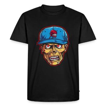 Monster Monster Demon Devil Vampire Guhl Zombie - Men's Premium Organic T-Shirt - black - Front - Nico (187cm)