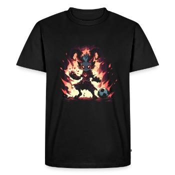 Monster Monster Demon Devil Vampire Guhl Zombie - Men's Premium Organic T-Shirt - black - Front - Nico (187cm)