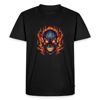 Monster Monster Demon Devil Vampire Guhl Zombie - Men's Premium Organic T-Shirt - black - Front - Nico (187cm)