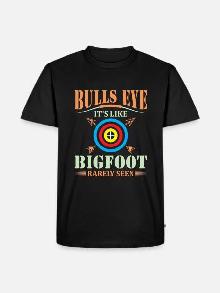 Bogenschießen Bogenschütze - Männer Premium Bio T-Shirt - Schwarz