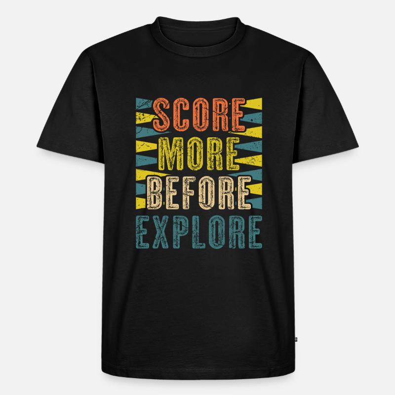 Backgammon Spiel - Männer Premium Bio T-Shirt - Schwarz