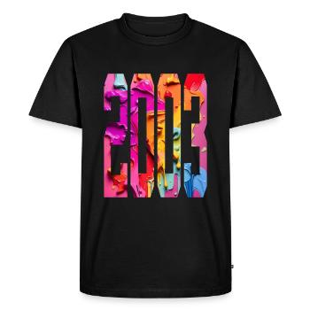BUNT 23E ANNIVERSAIRE 2003 - T-shirt Premium bio Homme - noir - Devant - Nico (187cm)