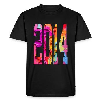 BUNT 12E ANNIVERSAIRE 2014 - T-shirt Premium bio Homme - noir - Devant - Nico (187cm)
