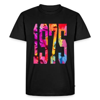 BUNT 51ST BIRTHDAY 1975 - Men's Premium Organic T-Shirt - black - Front - Nico (187cm)