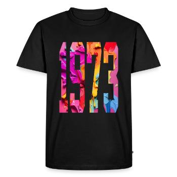 BUNT 53RD BIRTHDAY 1973 - Men's Premium Organic T-Shirt - black - Front - Nico (187cm)