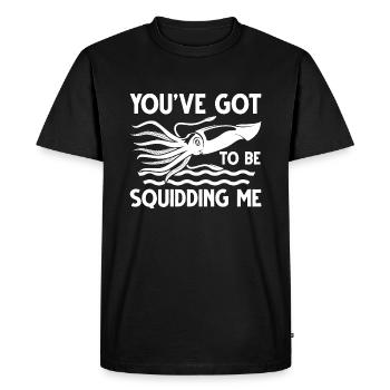 Tu dois me calmer - T-shirt Premium bio Homme - noir - Devant - Nico (187cm)