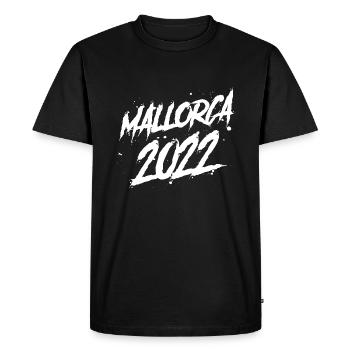 Mallorca 2022 - Men's Premium Organic T-Shirt - black - Front - Nico (187cm)