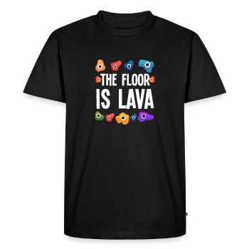 Floor Is Lava Rock Climber Telluride Climbing Gift - Men's Premium Organic T-Shirt - black - Front - Nico (187cm)