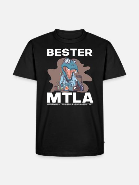 Bester MTLA, Labor assistent - Männer Premium Bio T-Shirt - Schwarz
