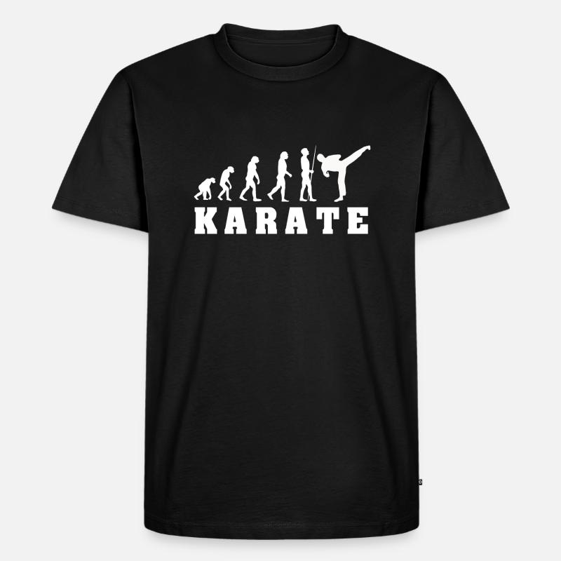 Evolution du Karaté - T-shirt Premium bio Homme - noir