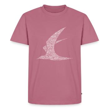 La Frise orientale en mots - T-shirt Premium bio Homme - mauve - Devant - Nico (187cm)