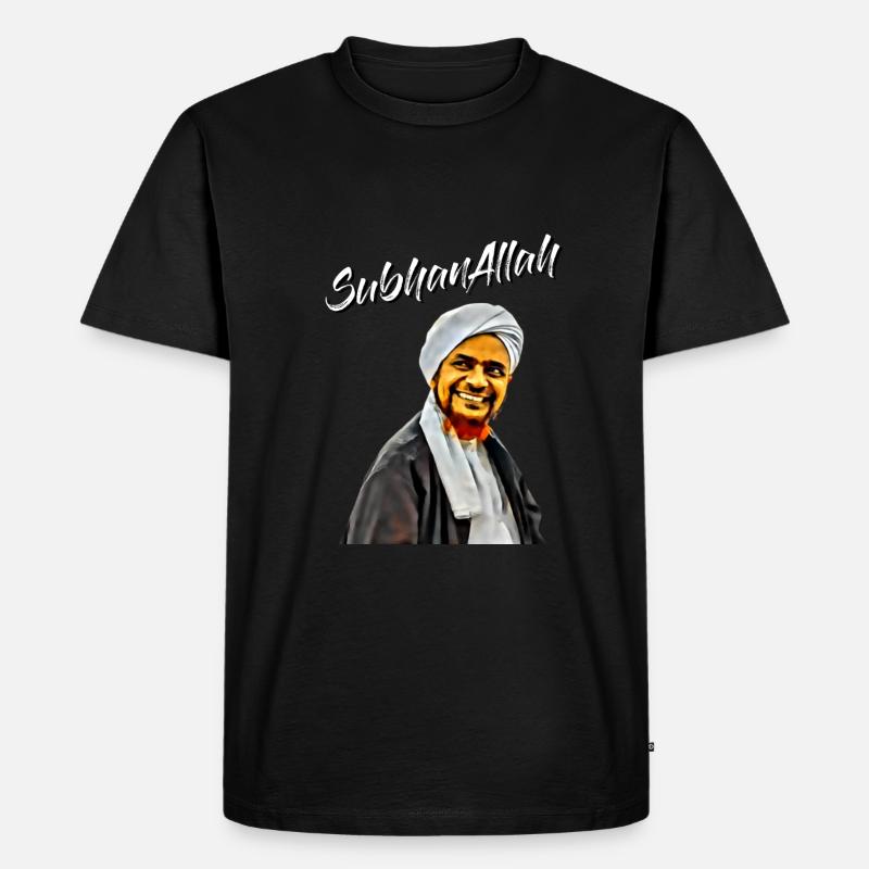 SubhanAllah - Männer Premium Bio T-Shirt - Schwarz