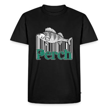 Perch Perch Vintage - Men's Premium Organic T-Shirt - black - Front - Nico (187cm)