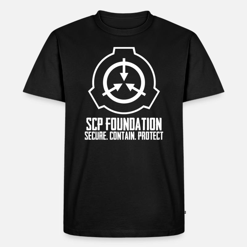 SCP Foundation - Männer Premium Bio T-Shirt - Schwarz
