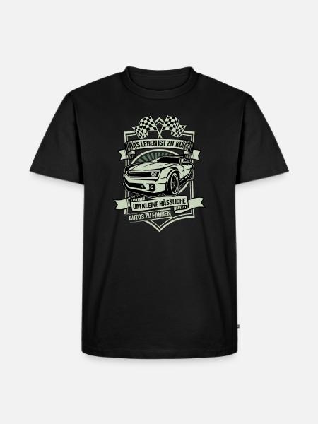 Auto Sportwagen - Männer Premium Bio T-Shirt - Schwarz