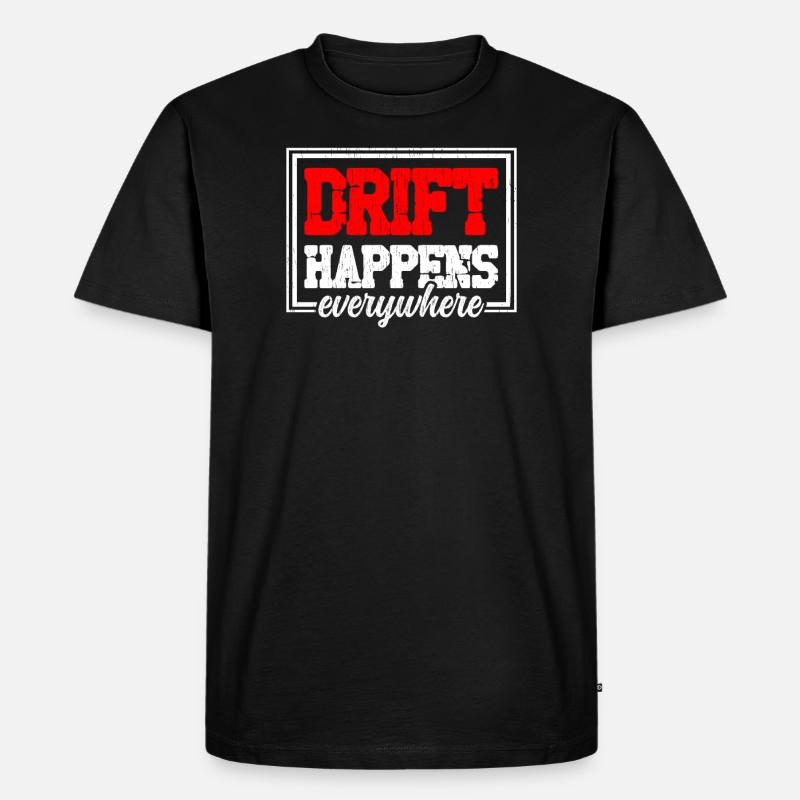 Drift Auto - Männer Premium Bio T-Shirt - Schwarz