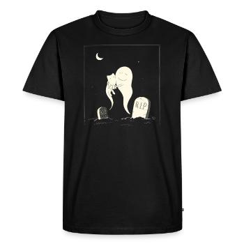Back Together Again - Men's Premium Organic T-Shirt - black - Front - Nico (187cm)