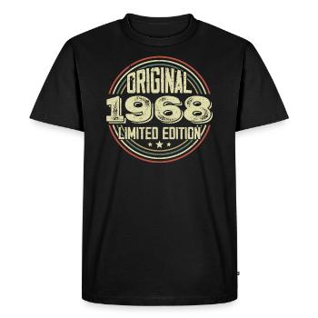 1968 Birthday Parties, A Legendary Vintage - Men's Premium Organic T-Shirt - black - Front - Nico (187cm)