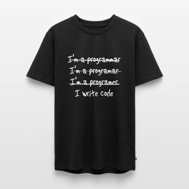 I'm programmer. I write code Men's Premium Organic T-Shirt