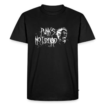 Les punks ne sont pas morts - T-shirt Premium bio Homme - noir - Devant - Nico (187cm)
