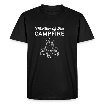 Maître du poison du voyageur de feu de camp - T-shirt Premium bio Homme - noir - Devant - Nico (187cm)