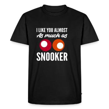 Comment faire un cadeau presque amateur - T-shirt Premium bio Homme - noir - Devant - Nico (187cm)