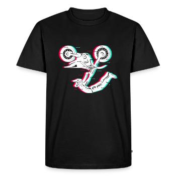 Motocross Moto Enfants Garçons Dirt Biker Hommes - T-shirt Premium bio Homme - noir - Devant - Nico (187cm)