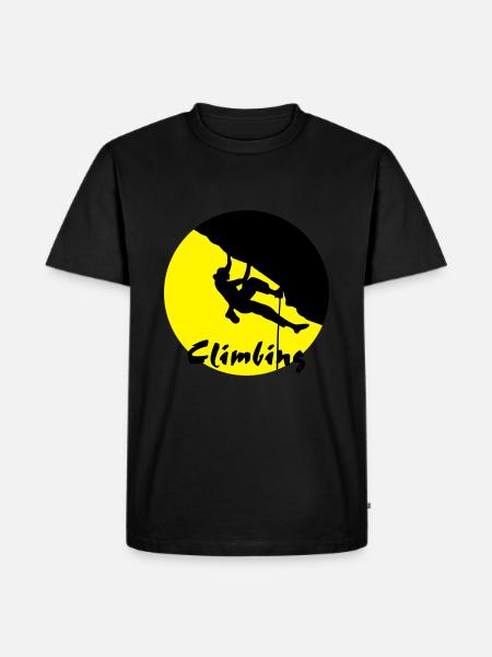 Escalade, climbing, climber - T-shirt Premium bio Homme - noir