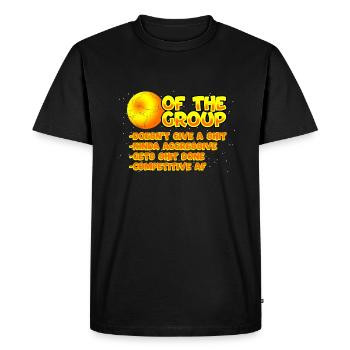 Mars Of The Group - Men's Premium Organic T-Shirt - black - Front - Nico (187cm)
