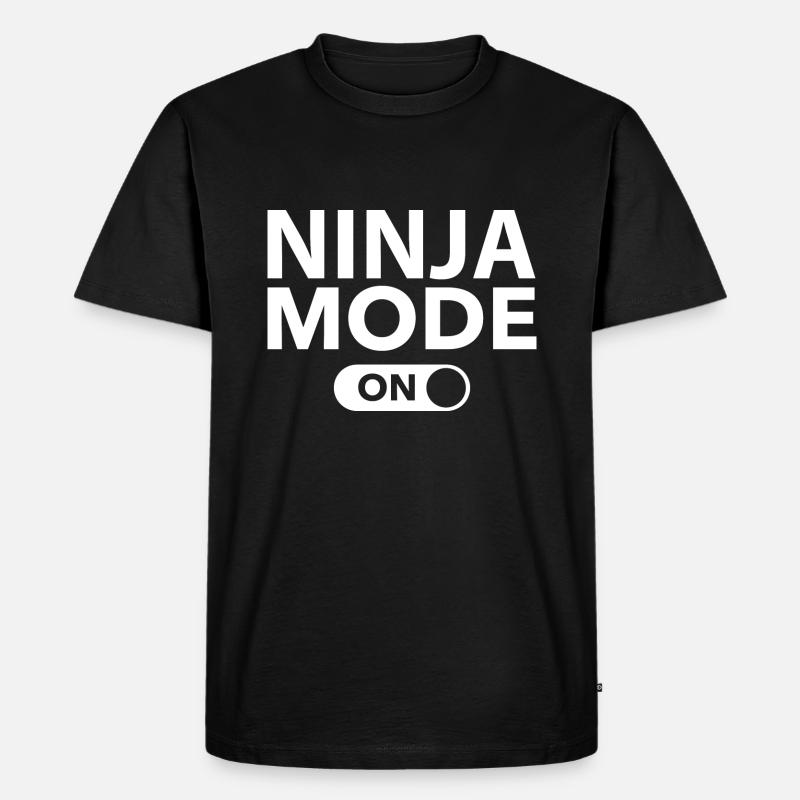 Mode Ninja activé - T-shirt Premium bio Homme - noir