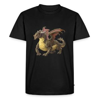 Ugly Dragon - Men's Premium Organic T-Shirt - black - Front - Nico (187cm)