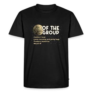 Moon Of The Group - Men's Premium Organic T-Shirt - black - Front - Nico (187cm)