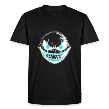 Attention snappy - monster creature - Men's Premium Organic T-Shirt - black - Front - Nico (187cm)