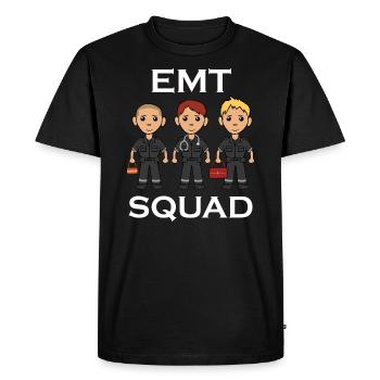 Urgence de l'équipe d'ambulance paramédicale - T-shirt Premium bio Homme - noir - Devant - Nico (187cm)