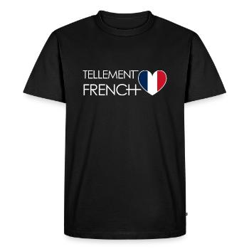Tellement French - T-shirt Premium bio Homme - noir - Devant - Nico (187cm)