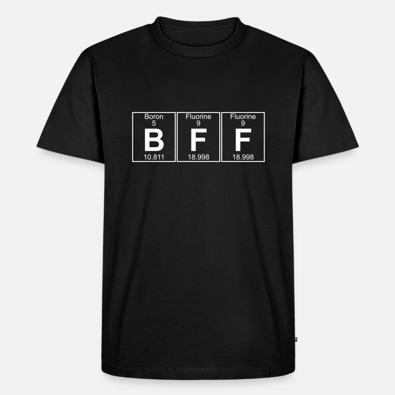BFF (bff) - Full - Männer Premium Bio T-Shirt - Schwarz