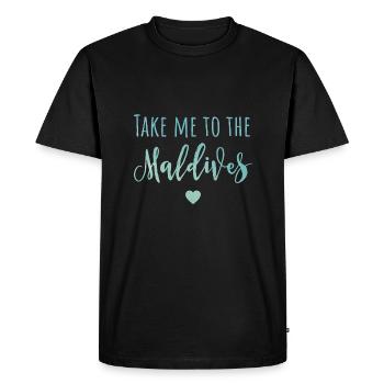 Cadeau des Maldives pour les amoureux des Maldives - T-shirt Premium bio Homme - noir - Devant - Nico (187cm)