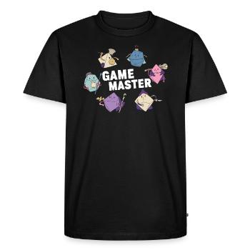Game Master Retro Cube RPG Dungeons Craps Craps - Men's Premium Organic T-Shirt - black - Front - Nico (187cm)